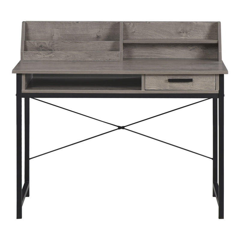 Grey Study Desk with Drawer - Seasonal Overstock