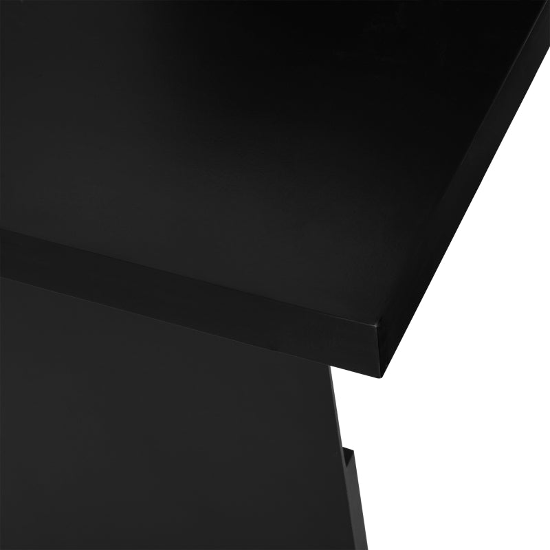 Sofia Floating Wall Desk Table - Black - Seasonal Overstock
