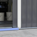 Storage Sheds, 11.2' x 12.5' Large Garden Storage Shed with Dual Sliding Doors - Dark Grey - Seasonal Overstock