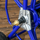 Gardening Accessories, Garden Hose Reel Cart with Wheels and Manual Winding Crank - Blue - Seasonal Overstock