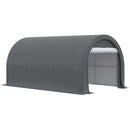 10' x 16' Heavy Duty Portable Shed Carport for Car, Boat, ATV, Motorcycle Storage - Grey