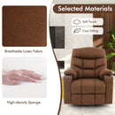 Lift Chairs, Wyatt Electric Lift Assist Recliner Chair with Vibration Massage and Lumbar Heat - Brown - Seasonal Overstock