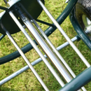 Gardening Accessories, 4 Wheel Garden Hose Reel Cart with Manual Winding Crank - Seasonal Overstock