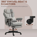 Office Chairs, The Beaumont XL Executive High Back Office Chair, Big and Tall Size up to 400 lbs - Grey - Seasonal Overstock