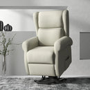 Lift Chairs, Sling River Wingback Lift Assist Recliner Chair with remote Control - Cream White - Seasonal Overstock