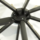 Patio Umbrellas, 10' x 10' Square Offset Cantilever Patio Umbrella with 4 Adjustable Angles and 360 Rotation - Cream White - Seasonal Overstock