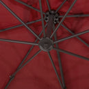 Patio Umbrellas, 10ft Cantilever Patio Umbrella Offset with 360° Rotation and Crank Open - Wine Red - Seasonal Overstock