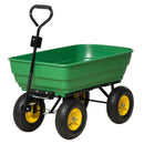 Gardening Accessories, Garden Dump Cart with 125L Tipping Bin, 12in Pneumatic Tires - Holds up to 440 lbs - Seasonal Overstock
