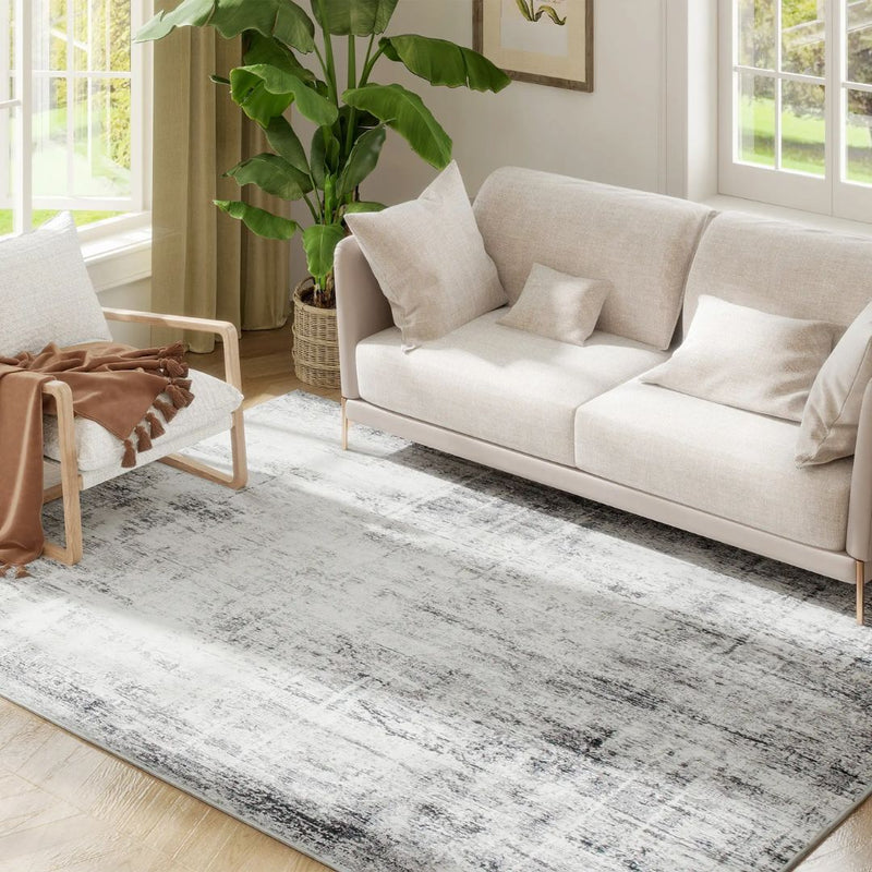 Area Rugs, Metro Skyline Modern Abstract Washable Area Rug by Sahara Design - Seasonal Overstock