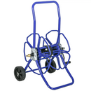 Gardening Accessories, Garden Hose Reel Cart with Wheels and Manual Winding Crank - Blue - Seasonal Overstock