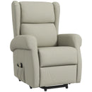Lift Chairs, Sling River Wingback Lift Assist Recliner Chair with remote Control - Cream White - Seasonal Overstock