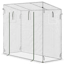 Greenhouses, 6.6' x 2.5' x 5.5' Portable Walk-In Greenhouse Hot House for Patio or Balcony - White - Seasonal Overstock