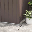 Storage Sheds, 11' x 9' Large Garden Storage Shed with Dual Sliding Doors - Brown - Seasonal Overstock