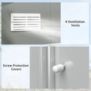 Storage Sheds, 11' x 9' Large Garden Storage Shed with Dual Sliding Doors - Grey - Seasonal Overstock