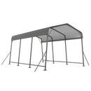 11 x 15 ft Outdoor carport canopy structure on a white background