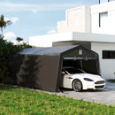 11 x 20 ft Heavy Duty Portable Garage, Outdoor Car Storage Shed, Dark Grey