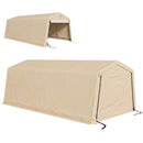 11 x 20 ft Heavy Duty Portable Garage, Outdoor Car Storage Shed, Beige