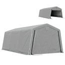 11 x 20 ft Heavy Duty Portable Garage, Outdoor Car Storage Shed, Light Grey