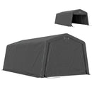 11 x 20 ft Heavy Duty Portable Garage, Outdoor Car Storage Shed, Dark Grey