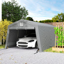 11 x 20 ft Heavy Duty Portable Garage, Outdoor Car Storage Shed, Light Grey