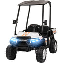 Ride-On Cars, 2-Seater 24V Electric Ride On UTV Car for Kids w/ Parental Remote and Sun Roof - White - Seasonal Overstock
