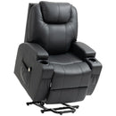 Lift Chairs, West Haven Power Lift Chair Recliner with Remote and Cup Holders - Black - Seasonal Overstock