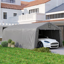 12 x 20 ft Heavy Duty Portable Garage for Outdoor Car Storage. Light Grey
