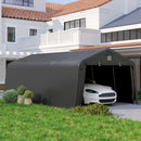 12 x 20 ft Heavy Duty Portable Garage for Outdoor Car Storage. Black