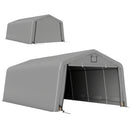 12 x 20 ft Heavy Duty Portable Garage for Outdoor Car Storage. Light Grey