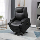 Lift Chairs, West Haven Power Lift Chair Recliner with Remote and Cup Holders - Black - Seasonal Overstock