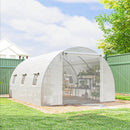 13' x 10' Walk-in Tunnel Greenhouse Portable and Easy to Move - White