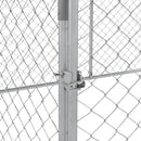 Dog Kennels, 13' x 7.5' x 5' Outdoor Dog Kennel Run with Waterproof Canopy - Seasonal Overstock