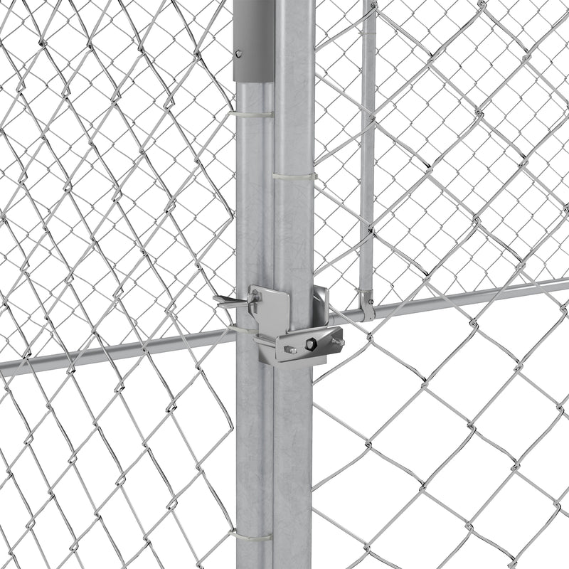 Dog Kennels, 13' x 7.5' x 5' Outdoor Dog Kennel Run with Waterproof Canopy - Seasonal Overstock