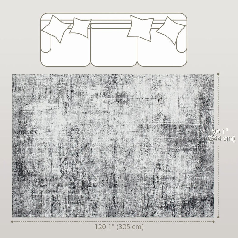 Area Rugs, Metro Skyline Modern Abstract Washable Area Rug by Sahara Design - Seasonal Overstock