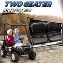 Ride-On Cars, 2-Seater 24V Electric Ride On UTV Car for Kids w/ Parental Remote and Sun Roof - White - Seasonal Overstock