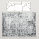 Area Rugs, Metro Skyline Modern Abstract Washable Area Rug by Sahara Design - Seasonal Overstock