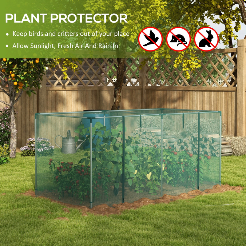 4' x 8' Protective Mesh Plant Cage Garden Netting Pest Protector Tent