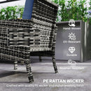 Patio Furniture, Brindlestone Terrace 6pc Outdoor Patio Set with Sofa, Chairs, Stools and Table - Blue - Seasonal Overstock