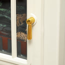 16" Freestanding Electric Fireplace with 1500W Heater with Realistic Wood Burning Flame, White