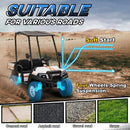 Ride-On Cars, 2-Seater 24V Electric Ride On UTV Car for Kids w/ Parental Remote and Sun Roof - White - Seasonal Overstock