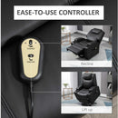 Lift Chairs, West Haven Power Lift Chair Recliner with Remote and Cup Holders - Black - Seasonal Overstock