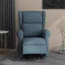 Lift Chairs, Sling River Wingback Lift Assist Recliner Chair with remote Control - Blue - Seasonal Overstock