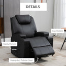 Lift Chairs, West Haven Power Lift Chair Recliner with Remote and Cup Holders - Black - Seasonal Overstock