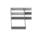 Planters, 8' x 8' Set of 5 Raised Garden Planter Boxes Galvanized Steel - 12in Deep - Grey - Seasonal Overstock