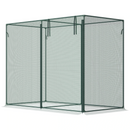 6.5' x 3.3' Mesh Garden Protection Cover with Zipper Door - Green