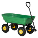 Gardening Accessories, Garden Dump Cart with 75L Tipping Bin, 10in Pneumatic Tires - Holds up to 440 lbs - Seasonal Overstock