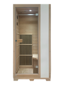 Blisspod | Vienna | Far Infrared Sauna | Canadian Hemlock Very Low EMF | 72.8"H x 35.4"W x 25.6"D | 1 Person