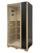 Blisspod | Vienna | Far Infrared Sauna | Canadian Hemlock Very Low EMF | 72.8"H x 35.4"W x 25.6"D | 1 Person