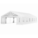 Canopy Tents, 20' x 40' Large White Heavy Duty Canopy Tent with Enclosure and Windows for Weddings, Parties and Events - Seasonal Overstock