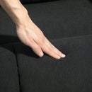 Lift Chairs, Benson Springs Lift Assist Recliner Chair with Remote - Black Microfibre - Seasonal Overstock